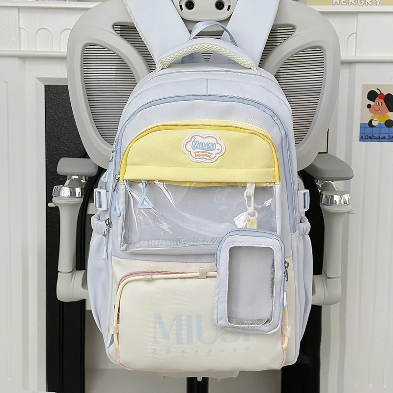 Multifunktionaler transparenter Schulrucksack
