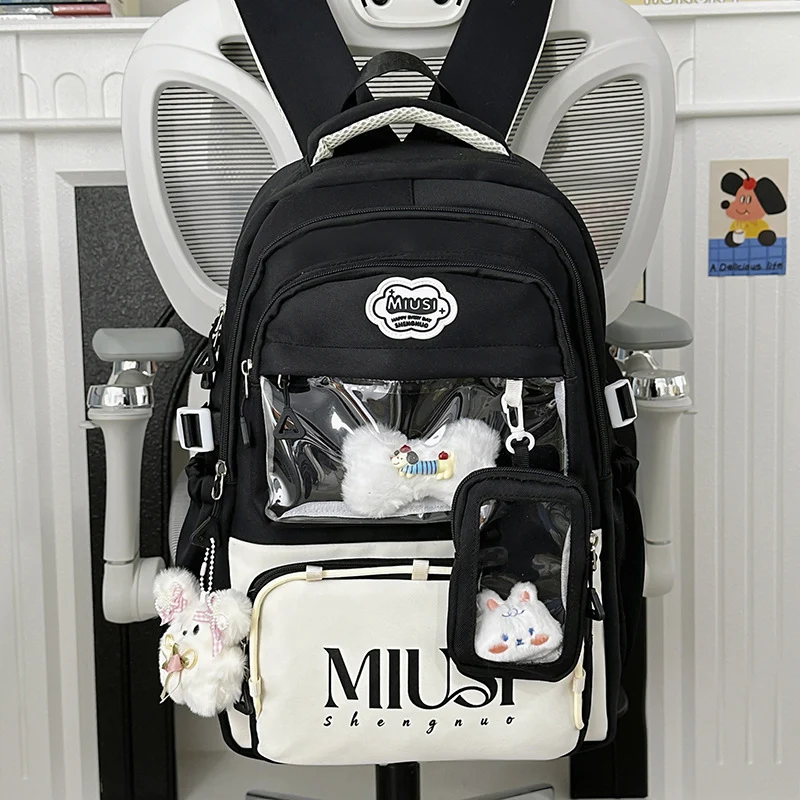 Multifunktionaler transparenter Schulrucksack