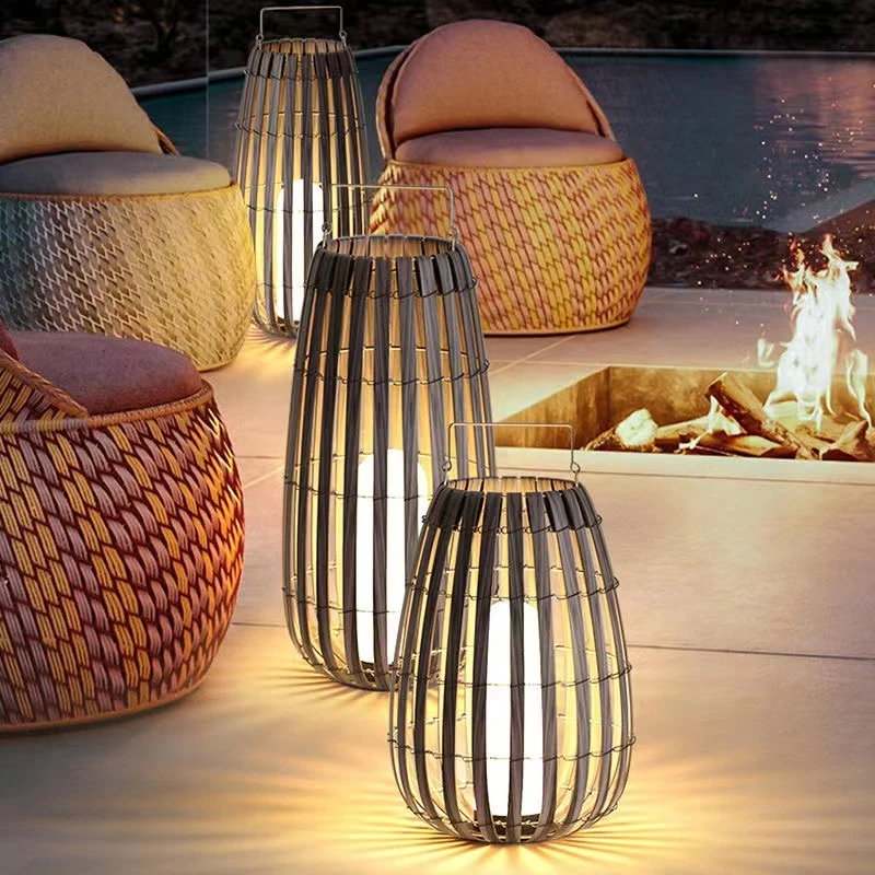 Stilvolle Outdoor Dekorative LED Laterne