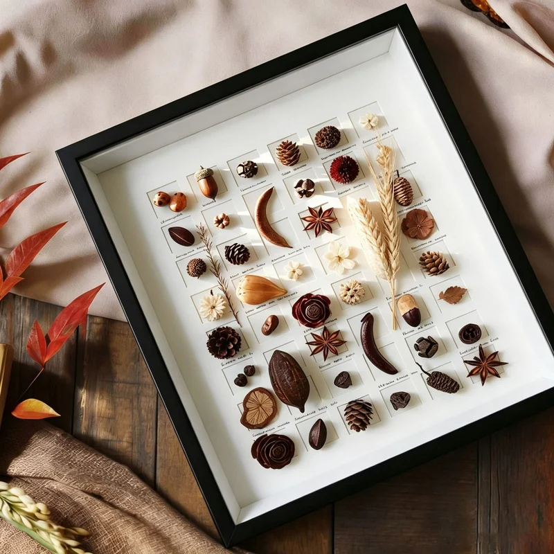 Botanische Schattenkasten Kunstrahmen