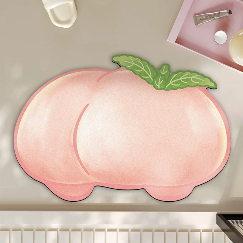 Verspielt Frucht-förmige Badmatte