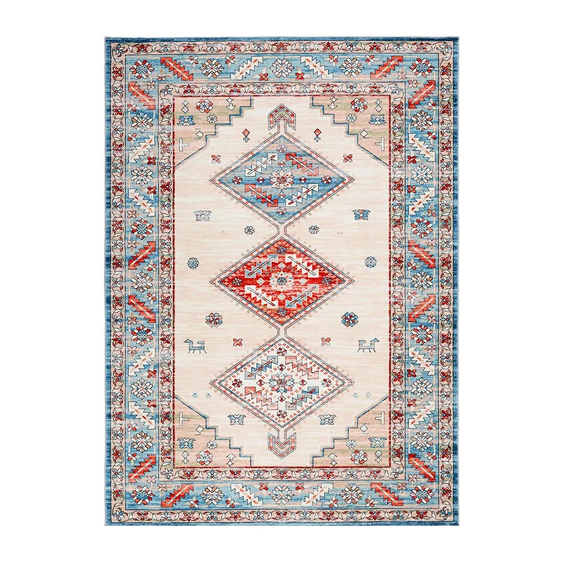 Vintage Floral Medaillon Bereichsteppich