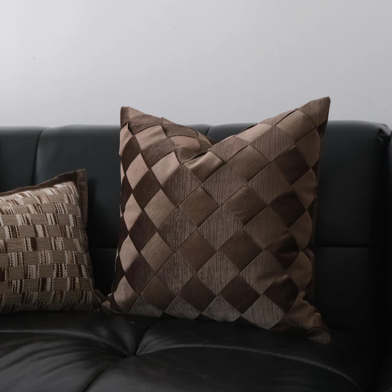 Strukturierte gewebte Akzentkissen für Sofa-Dekor