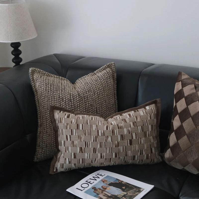 Strukturierte gewebte Akzentkissen für Sofa-Dekor