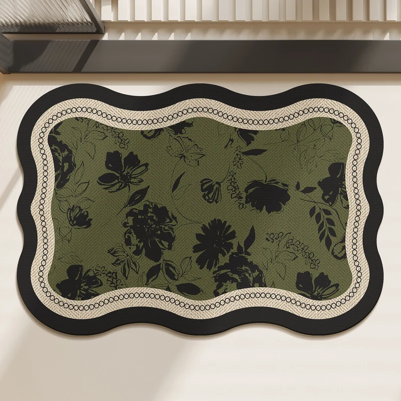 Dekorativer blumenmotivierter Teppich für Zuhause