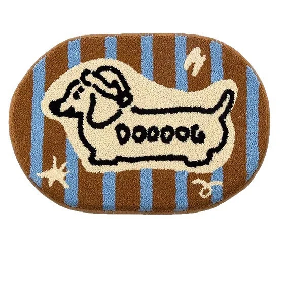 Dekorative hundethemen Matte für Zuhause