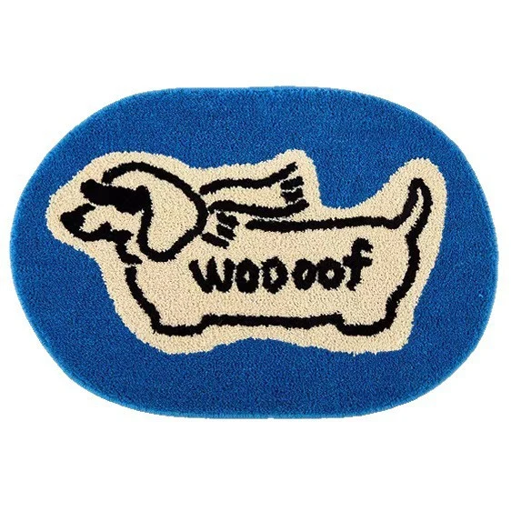 Dekorative hundethemen Matte für Zuhause