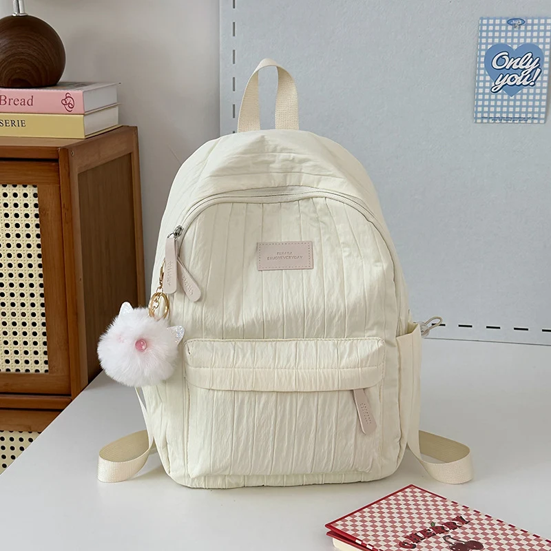 Leichter gesteppter Schulrucksack