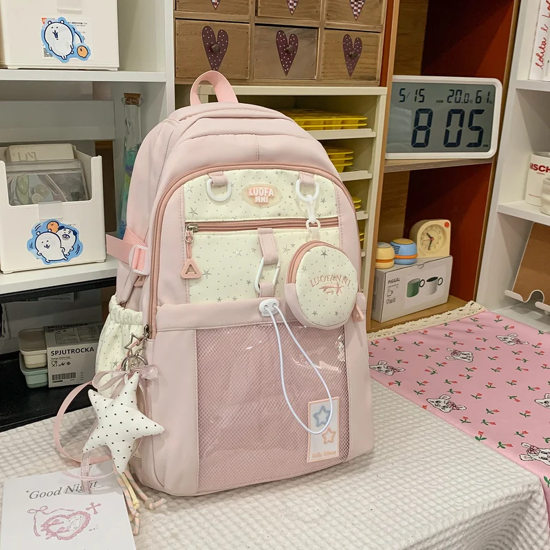 Multifunktionaler Schulrucksack mit vielen Fächern