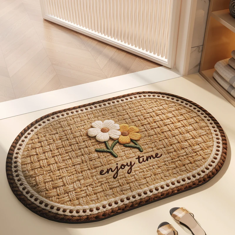 Floraler dekorativer Teppich für Zuhause
