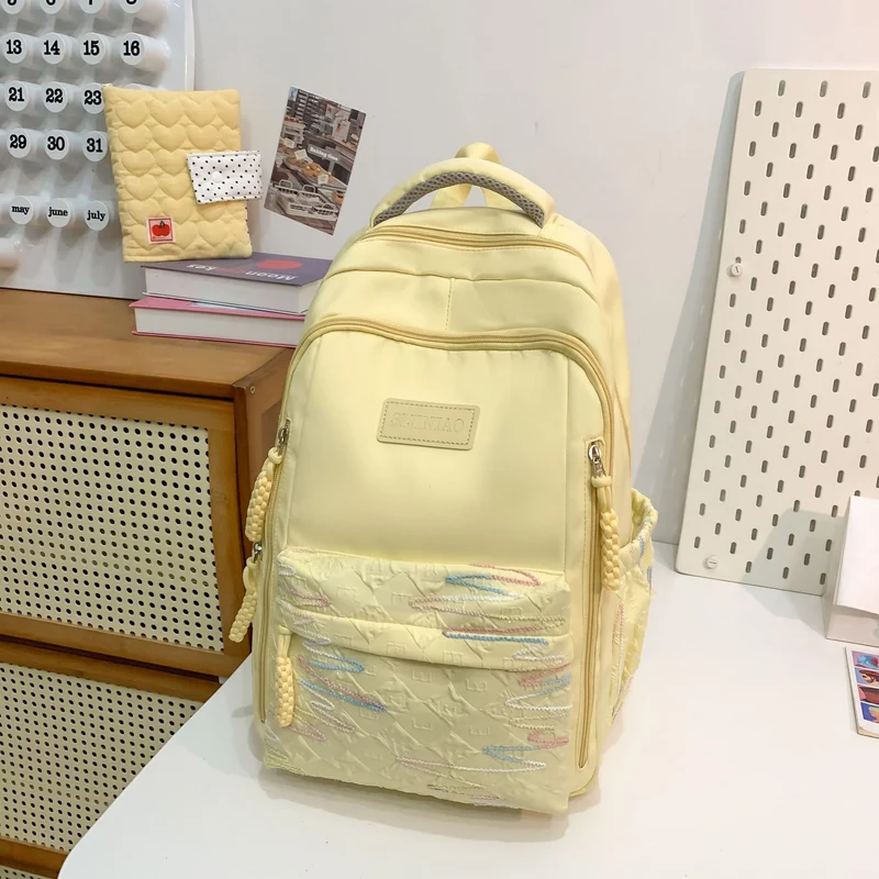 Multifunktionaler gesteppter Schulrucksack