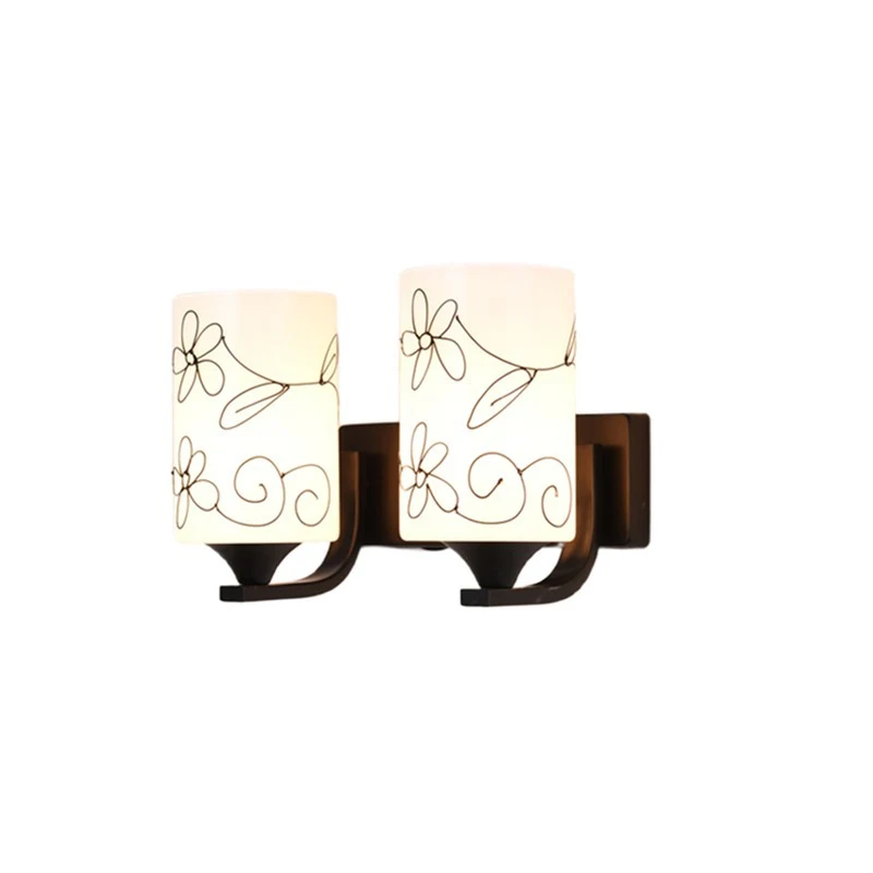 Künstlerisches Blumen Design Wandlampe