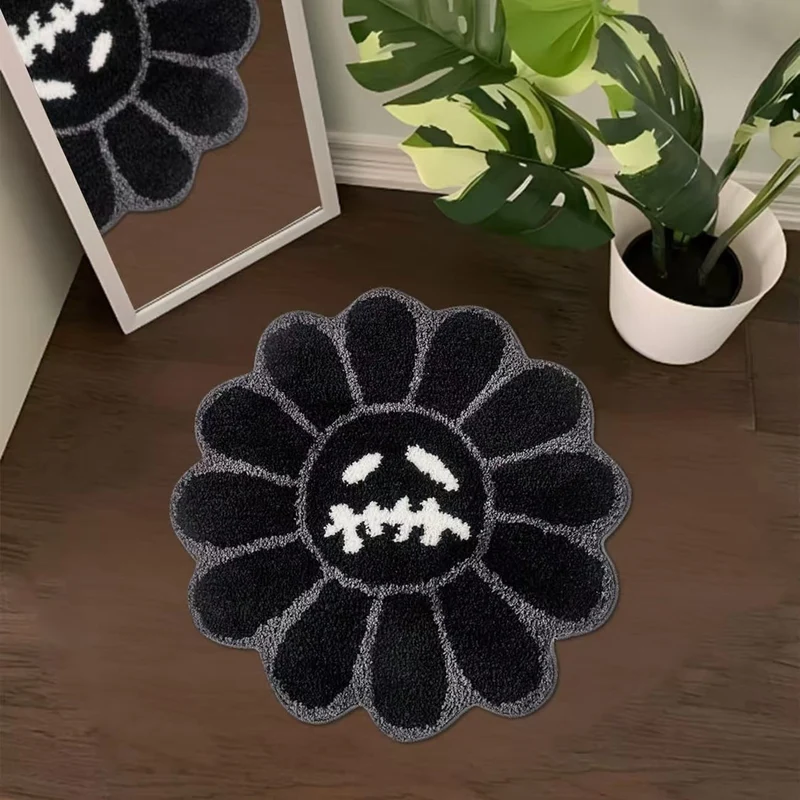 Blumenmuster Dekorative Badematte für das Badezimmer