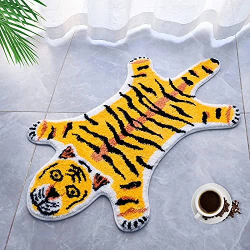 Leopardenmuster Plüsch Badezimmermatte