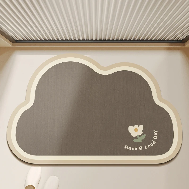 Badezimmer-Badematte mit floralem Muster