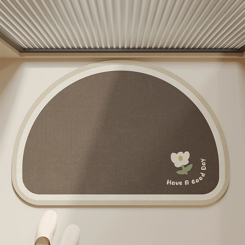 Badezimmer-Badematte mit floralem Muster