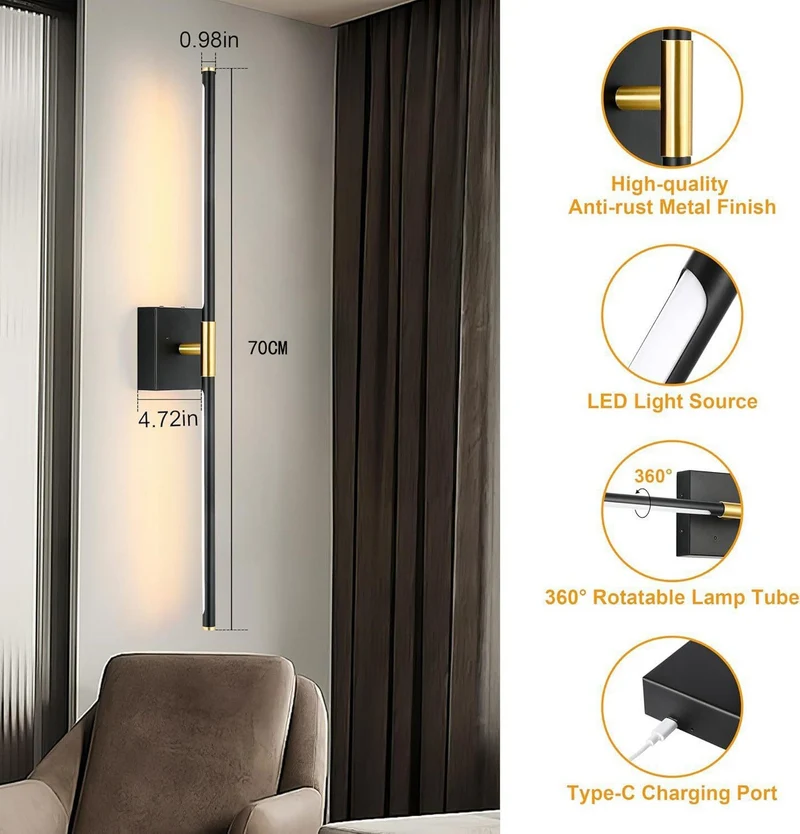Moderne LED Wandleuchte