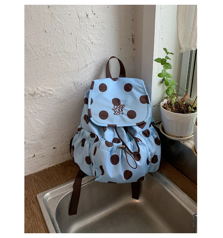 Lustiger Mini-Rucksack mit Polka Dots