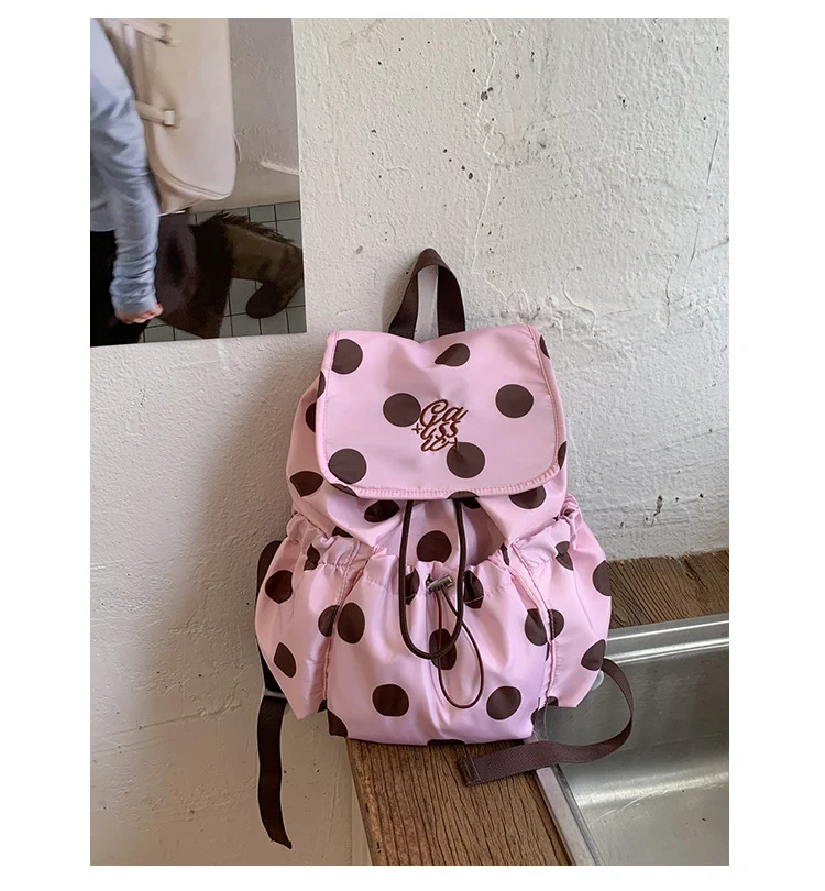Lustiger Mini-Rucksack mit Polka Dots