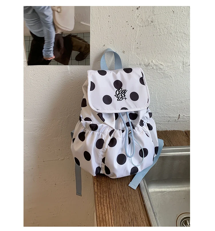 Lustiger Mini-Rucksack mit Polka Dots