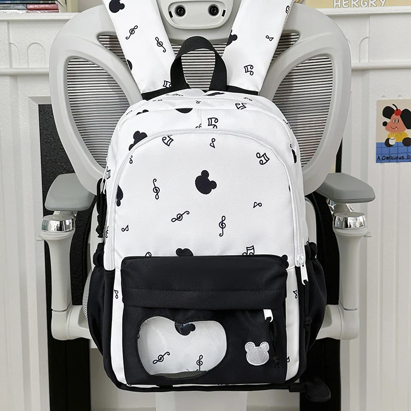 Moderner Schulrucksack mit Animal-Print