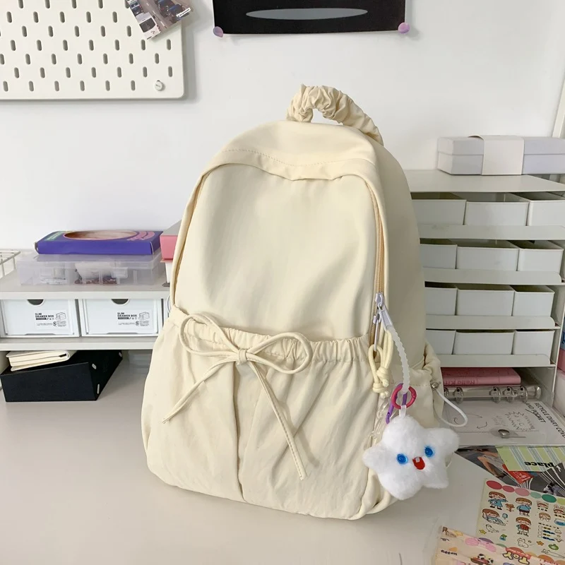 Leichter lässiger Schulrucksack mit Kordelzug