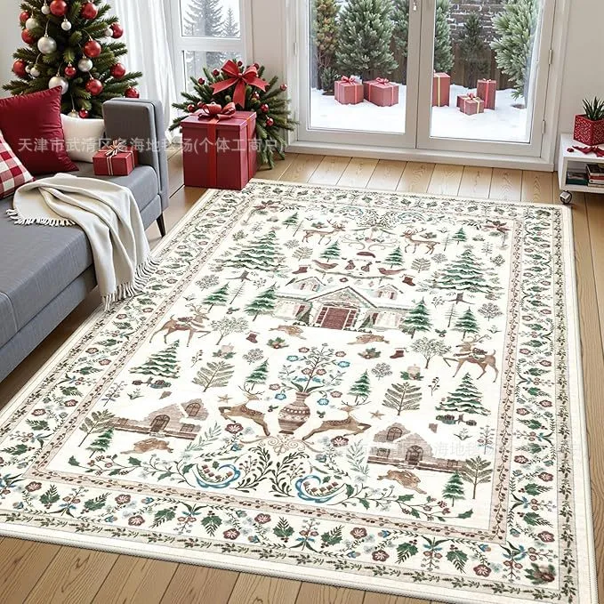 Dekorativer Teppich für das Schlafzimmer