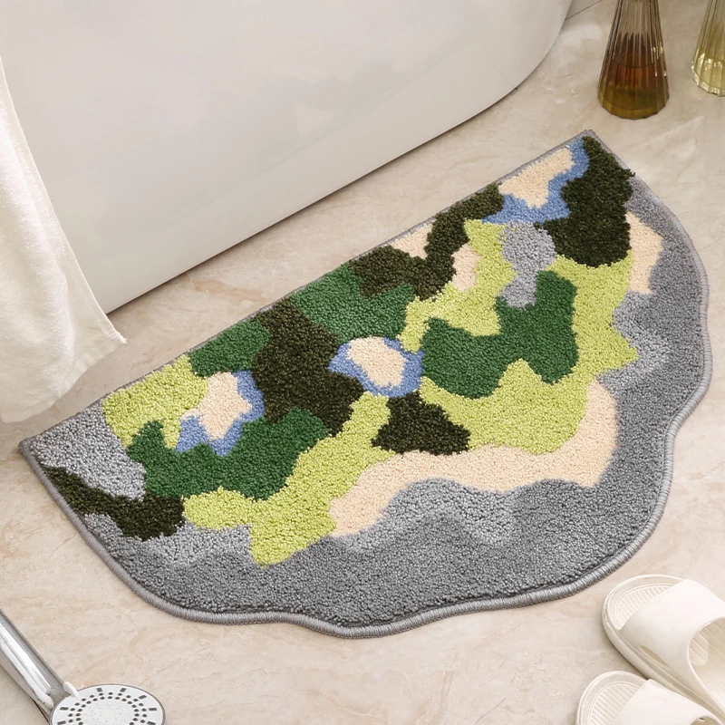 Gemütliche Camouflage-Badmatte für das Badezimmer
