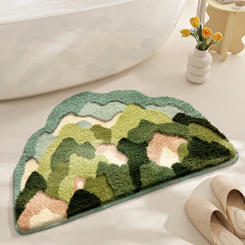 Gemütliche Camouflage-Badmatte für das Badezimmer