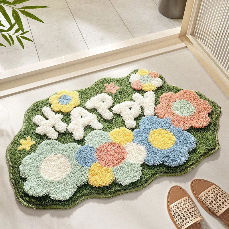 Gemütliche Camouflage-Badmatte für das Badezimmer