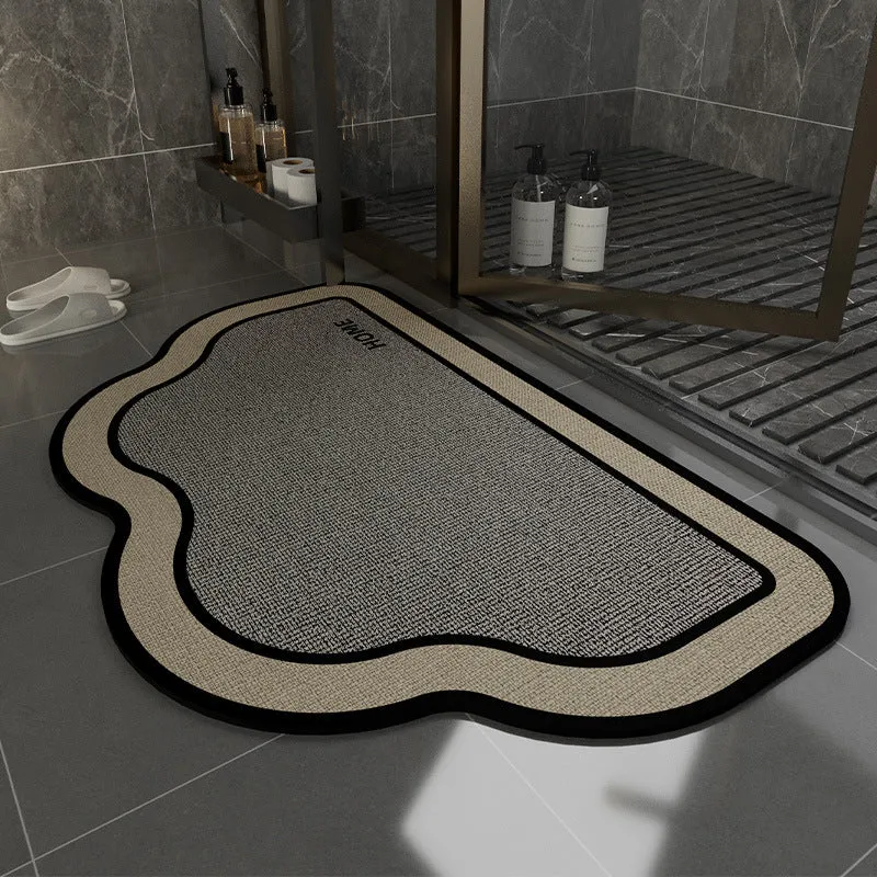 Wolkenförmige Duschmatte für das Badezimmer