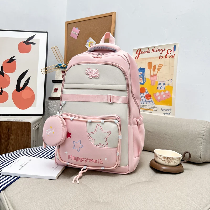 Funktionaler Schulrucksack mit vielen Taschen