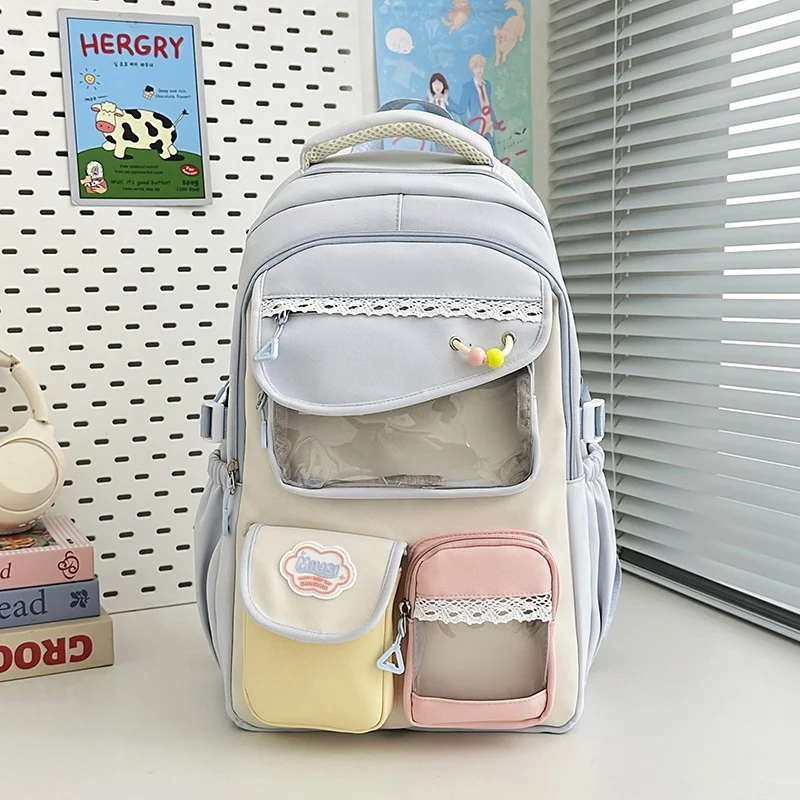 Funktionaler Schulrucksack mit vielen Taschen