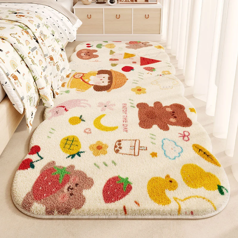 Niedlicher Cartoon-Monster-Teppich für das Zuhause