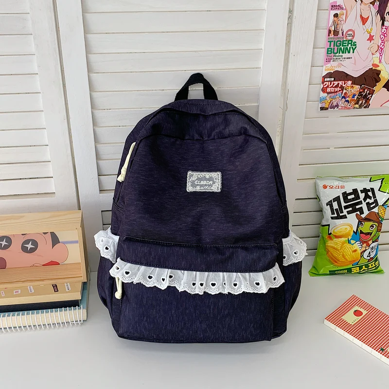 Eleganter Rüschen-Spitzenrucksack
