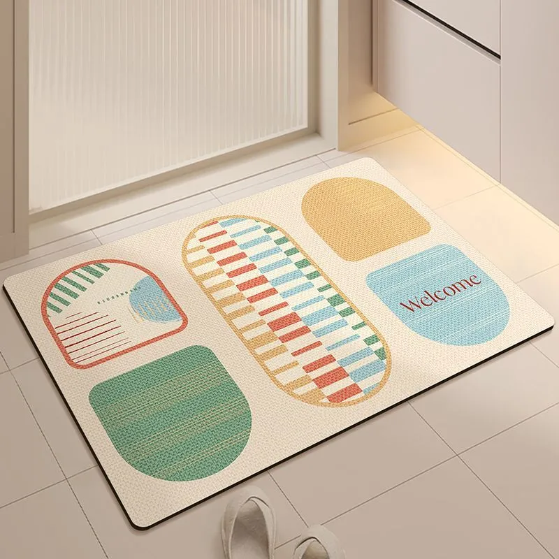 Badmatte für Badezimmerboden zu Hause