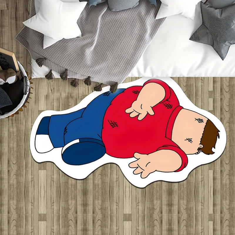 Kinderteppich mit Cartoon-Charakteren