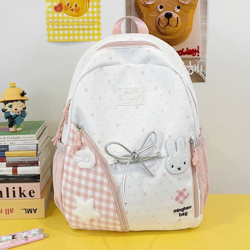 Dekorativer Schulrucksack mit Charakter-Motiv