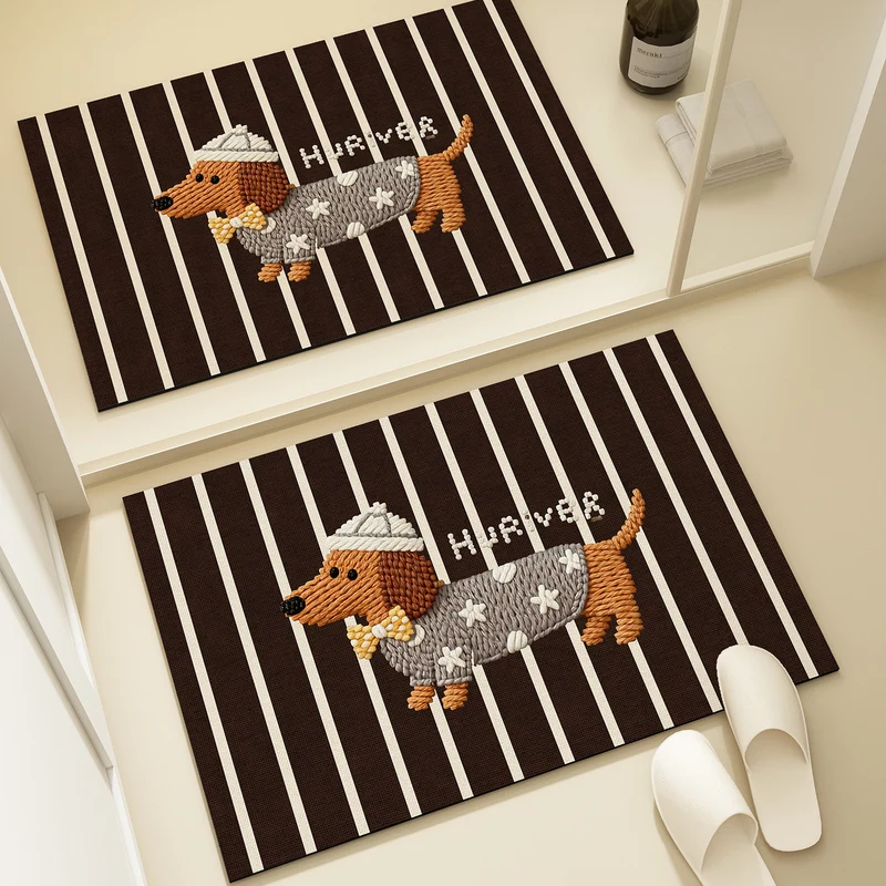 Bärenförmige Plüsch-Badematte für das Badezimmer