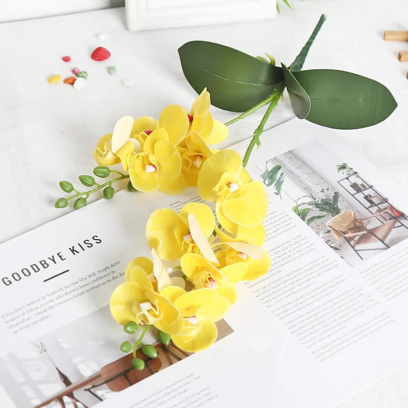 Lebensechte künstliche Orchideenstammarrangement