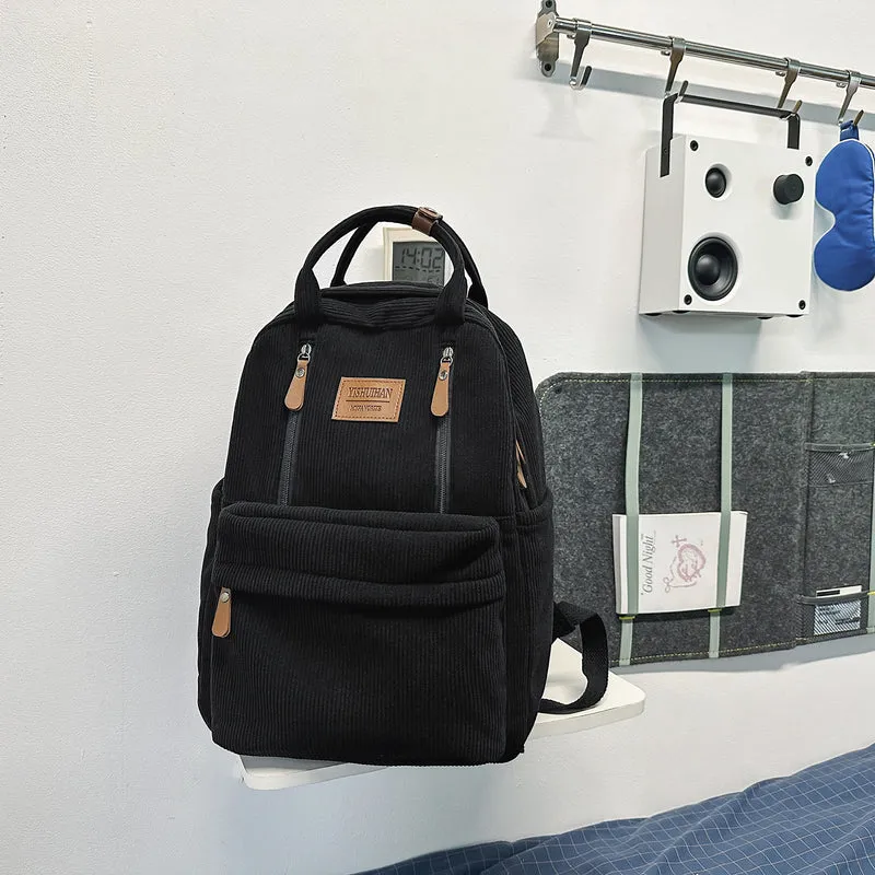 Cord-Schulrucksack