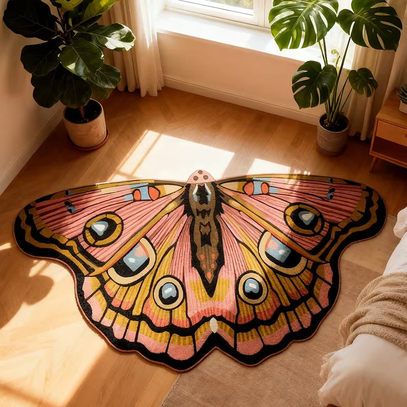 Künstlerische Schmetterling-förmige Fußmatte für Zuhause