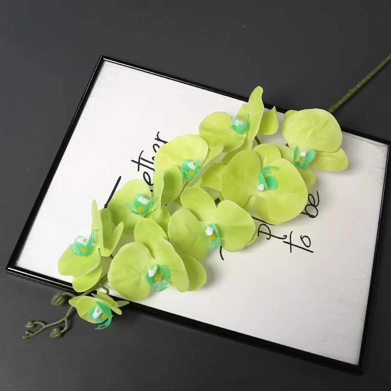 Faux-Orchideenblütenstiel für die Heimdekoration