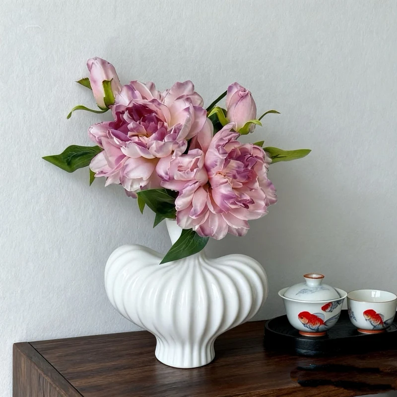 Elegante Moderne Dekorative Blumenvase