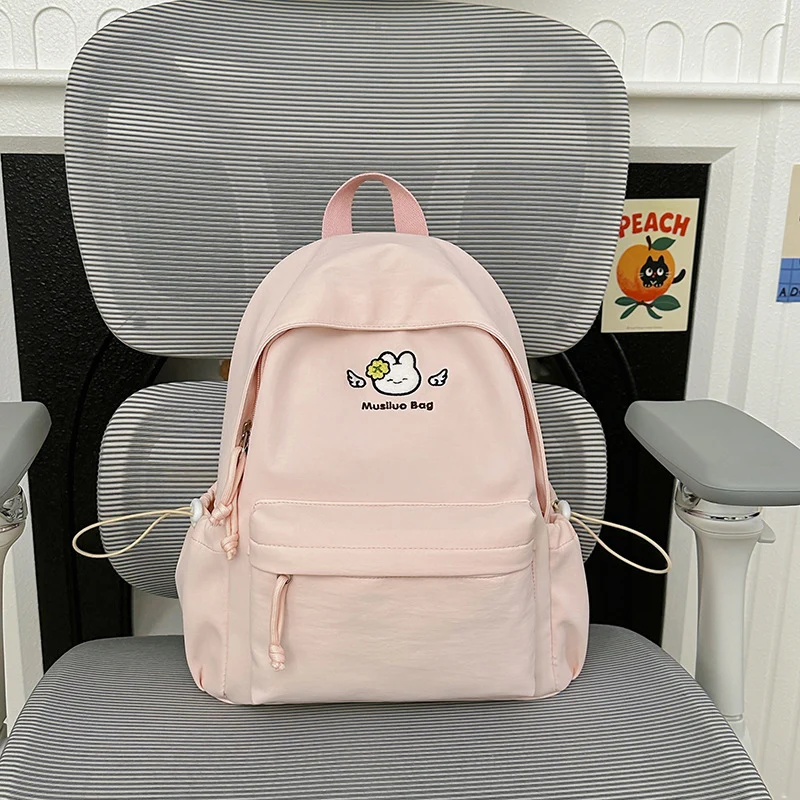 Leichter Schulrucksack mit niedlichem Charakter-Motiv