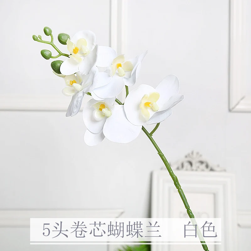 Realistische Orchideenblütenstängel