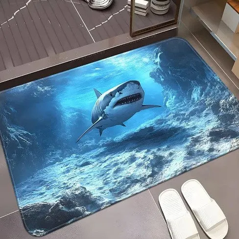 3D-Skelett-Themen-Willkommensmatte für den Eingangsbereich