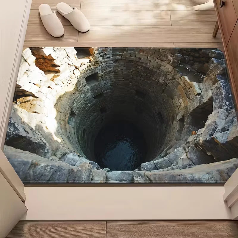 3D-Skelett-Themen-Willkommensmatte für den Eingangsbereich