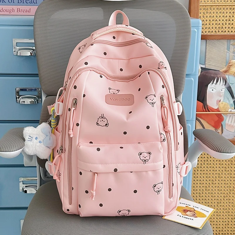 Niedlicher Schulrucksack im Charakter-Design