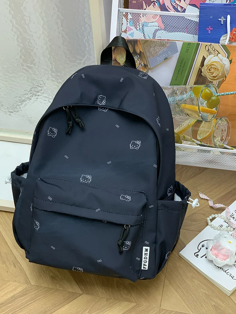 Niedlicher Schulrucksack mit Charakter-Print